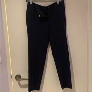 Topshop dark navy blue cropped slacks.